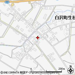 群馬県沼田市白沢町生枝3周辺の地図