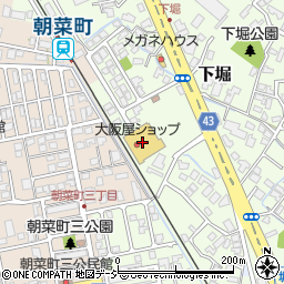 株式会社大阪屋ショップ　下堀店周辺の地図