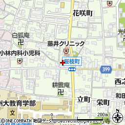 長野県長野市長野桜枝町周辺の地図