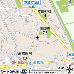 富山県富山市本郷町381周辺の地図
