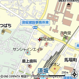 長野県須坂市須坂1212周辺の地図