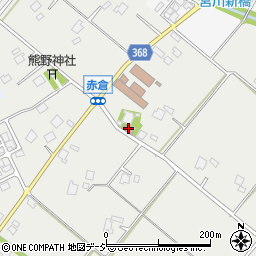 赤倉公民館周辺の地図