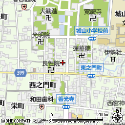 長生堂陳列所周辺の地図