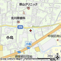 長野県長野市小島129周辺の地図