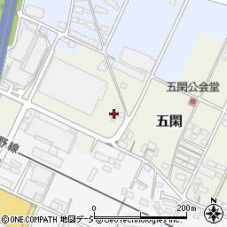 長野県須坂市五閑町周辺の地図