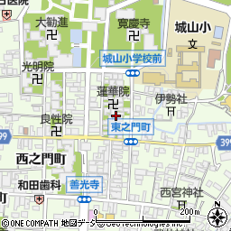 善光寺宿坊 常住院周辺の地図