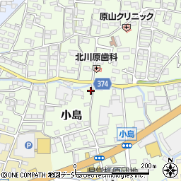 長野県長野市小島97周辺の地図