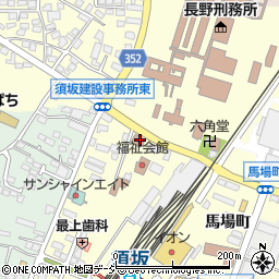 須坂市中央児童センター周辺の地図