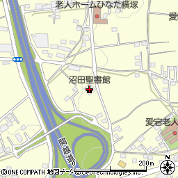 沼田キリスト聖書館周辺の地図