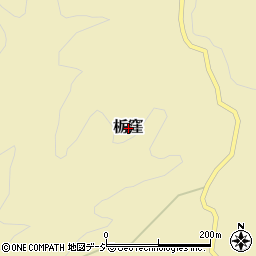 群馬県吾妻郡中之条町栃窪周辺の地図