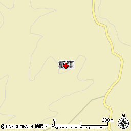群馬県中之条町（吾妻郡）栃窪周辺の地図