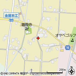 富山県小矢部市金屋本江23周辺の地図