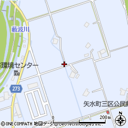 富山県小矢部市矢水町1417周辺の地図