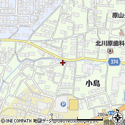 長野県長野市小島37周辺の地図