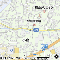 長野市消防団柳原分団消防器具置場周辺の地図