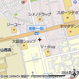 セブンイレブン富山速星店周辺の地図