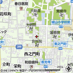 本覚院周辺の地図