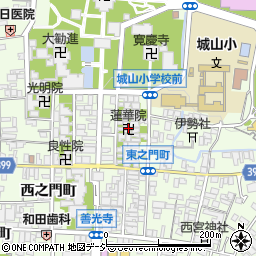 蓮華院周辺の地図