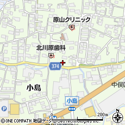 長野県長野市小島231周辺の地図
