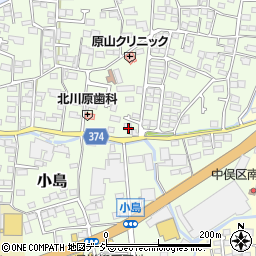 長野県長野市小島229周辺の地図