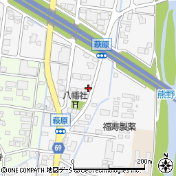 株式会社アクア富山周辺の地図