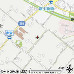 富山県小矢部市赤倉周辺の地図