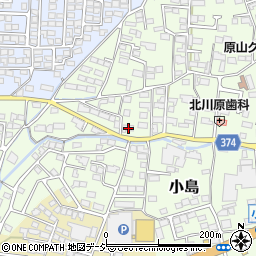 長野県長野市小島269周辺の地図