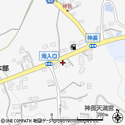 栃木県那須烏山市神長606周辺の地図