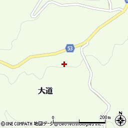 群馬県吾妻郡中之条町大道876周辺の地図