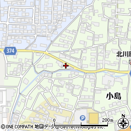 長野県長野市小島286周辺の地図