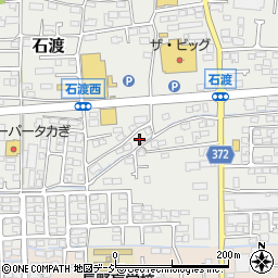 長野県長野市石渡周辺の地図