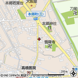 富山県富山市本郷町395周辺の地図