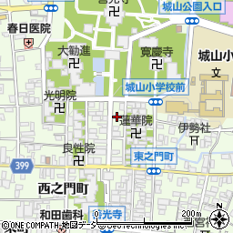 滝文物産店周辺の地図