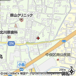 長野県長野市小島219周辺の地図