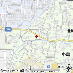 長野県長野市小島291周辺の地図
