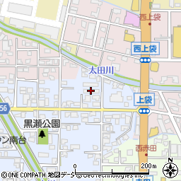 アパートＡ周辺の地図