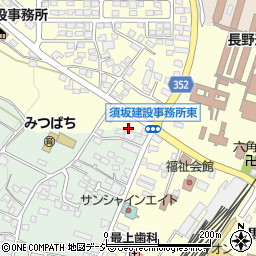 長野県須坂市須坂1672周辺の地図