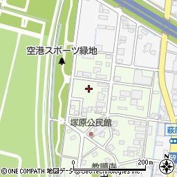 富山県富山市塚原周辺の地図