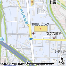 日本料理ごまそば高田屋富山神島モール店周辺の地図
