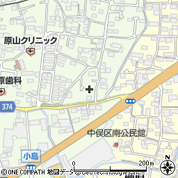 長野県長野市小島214周辺の地図