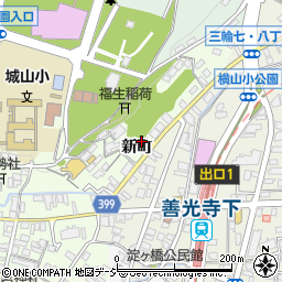 長野県長野市長野新町周辺の地図