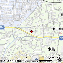 長野県長野市小島280周辺の地図