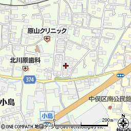 長野県長野市小島221周辺の地図