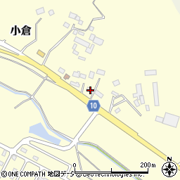 栃木県那須烏山市小倉1198周辺の地図