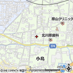 長野県長野市小島259周辺の地図