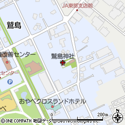 鷲島神社周辺の地図