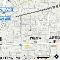 長野県長野市三輪6丁目19周辺の地図