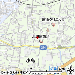 長野県長野市小島242周辺の地図