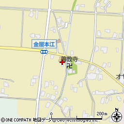 富山県小矢部市金屋本江186周辺の地図