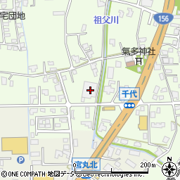 富山県砺波市千代247-3周辺の地図